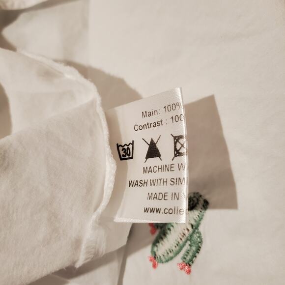 Collectif London Cactus Button Swing Dress Size 10 Southwestern Pinup Pockets - Picture 9 of 13